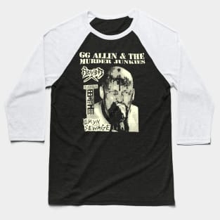 The Junkies GG Allin Baseball T-Shirt